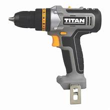 Titan 18V Cordless Drill Driver Bare £14.99
