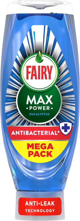 4 Fairy Max Power Antibacterial Washing Up Liquid £10.11