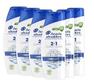 6x Head & Shoulders Classic Anti-Roos-Shampoo | 330 ml