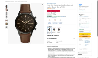 Reloj Fossil Townsman por $1,587 | Oferta Amazon