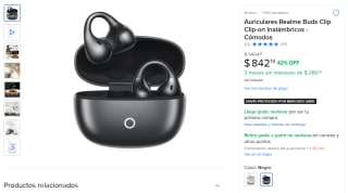 Auriculares Realme Buds Clip por $842 | Mercado Libre