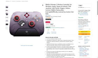 Controlador 8BitDo Ultimate 2 por $746 | Oferta Amazon