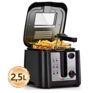 Aigostar Freidora de Aire de 2.5L y 1650W, sin BPA por 26.57€