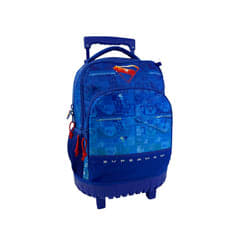 Superman Mochila Trolley Comic MC55-21SU Azul Mediano con Carro Integrado a 12.99€