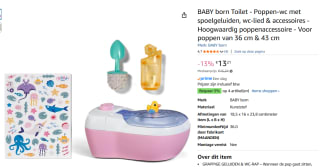 BABY born Toilet voor €13,21 bij Amazon