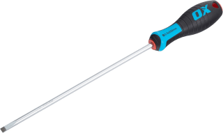 OX Tools Pro Series Slotted Parallel Screwdriver, 200x5.5mm, Magnetic Tip,