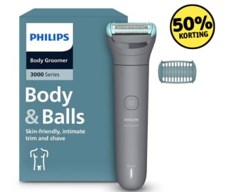 50% korting op een Philips trimmer/groomer bij Kruidvat
