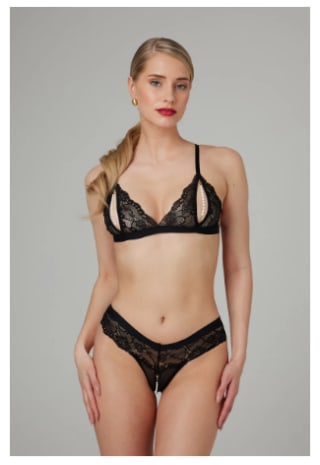 Ensemble soutien-gorge en perles et dentelle Mea à 19,99€
