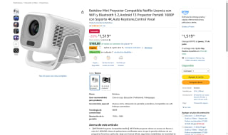 Proyector Bettdow 4K por $1,443 | Oferta Amazon