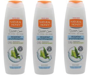 3 Botes de 650ml de Natural Honey, Gel de Ducha Micelar Piel Sensible por 4.98€