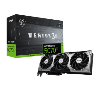 Tarjeta gráfica MSI GeForce RTX 5070 Ti 16G VENTUS 3X + juego por 773.91€