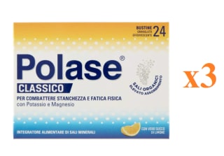 3 x 24uds de Polase Classico, Magnesio y Potasio, Complemento alimenticio por 10.5€
