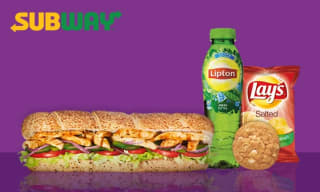 Gratis Lays, cola of cookie bij je bestelling bij Subway