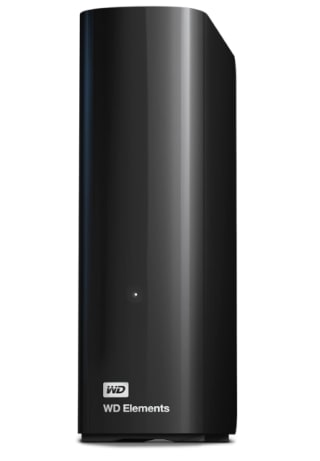 Disque Dur HDD de Bureau 12 To Western Digital Elements - USB 3.0 à 248,64€