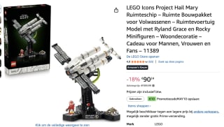 Lego Creator Expert 11389 Project Hail Mary voor €80,24 dmv code bij Amazon