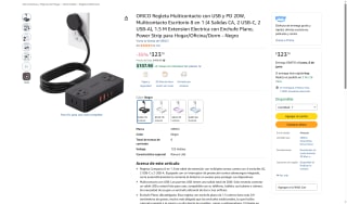 Regleta ORICO 8 en 1 por $324 | Descuento Amazon