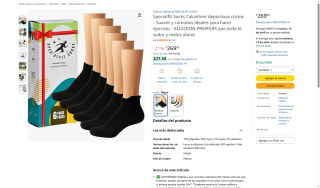 Calcetines Deportivos Cortos Specialfit 100% Algodón por $269 | Amazon