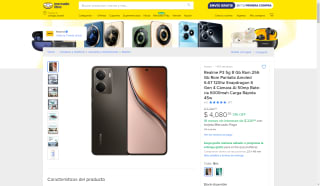 Realme P3 256GB por $3,468 | Mercado Libre (Scotiabank)