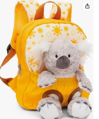 NICI mochila infantil koala amarilla 2 en 1 por 7.50€