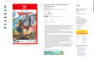 Dragon Quest I & II HD-2D Remake por $709 | Oferta Amazon