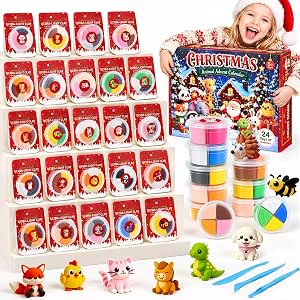 Calendario Adviento Niños 2026 Arcilla Secado al Aire por 15.59€