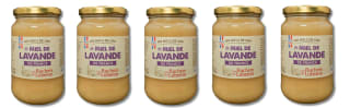 5 x Les Ruchers du Luberon Miel de Lavanda 500g Natural Cremoso Sin Filtrar a 24.95€