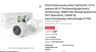 EZVIZ Slimme buitencamera voor €29,99 bij Amazon
