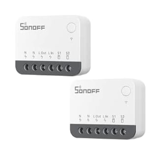 Pack de 2 Interrupteurs Intelligent Sonoff Zigbee ZBMINIR2-2PACK à 18,32€
