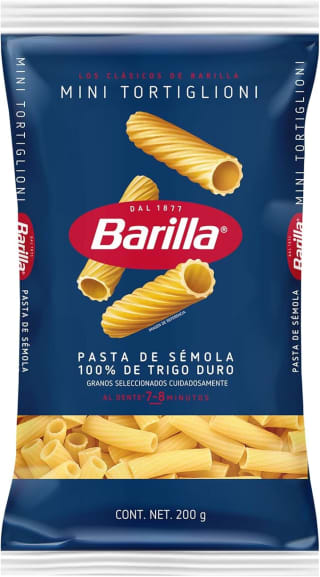 Barilla Tortiglioni Mini 200g por $8 | Oferta Amazon