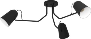 EGLO Loreto plafondlamp E27 Ø 114,5 cm zwart/wit voor €21,99 bij bol