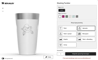 Gratis Stanley je graveren ( tumbler vanaf 14,40 euro )