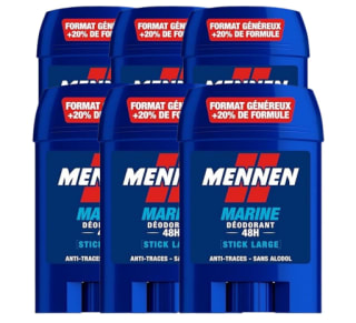 Déodorant MARINE Homme 48H Mennen à 10,99€