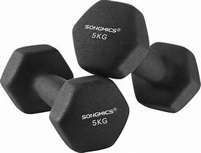 Songmics Neoprene Hex Dumbbells from £6.64