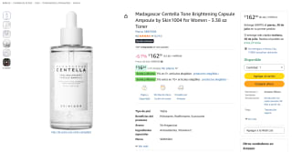 Ampolla Iluminadora SKIN1004 101.4ml por $162 | Oferta Amazon