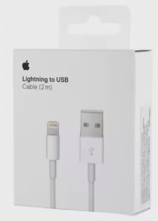 Cable Apple Lightning 2 metros Carga y Sincronización datos iPhone por 9.19€