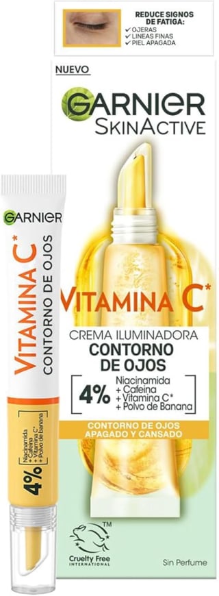Garnier Crema para Contorno de Ojos 4% Vitamina C Niacinamida Cafeína por 5.39€