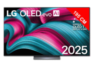 TV LG EVO OLED en 4K 195 cm 120Hz Noir - OLED77C54 à 1649€