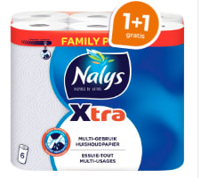 1+1 gratis op Nalys Keukenpapier bij Trekpleister