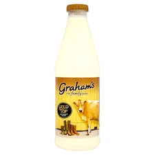 Graham's Gold Jersey Milk 1L – £1.50 Clubcard Price