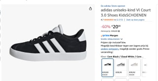 adidas Sportswear VL Court 3.0 kids schoenen voor €20 bij Amazon