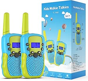 Walkie Talkie para Niños 8 Canales LCD Pantalla VOX Larga Distancia 3KM por 17.81€