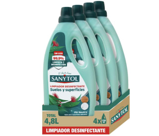 Sanytol Limpiahogar Desinfectante Eucaliptus 4.8L por 9,76€