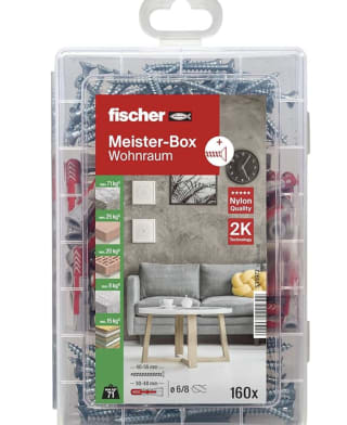 Fischer Meister Box DuoPower - 160delig voor €12,19
