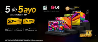 Smart TV LG 55" AI OLED evo C5E 4K 2025 por $13,823