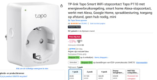 TP-Link Tapo P110 WiFi, 1-pack voor €8,90 bij Amazon