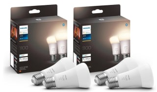 Pack de 4 ampoules connectées LED E27 60W Philips Hue White à 34,99€