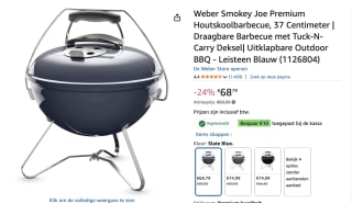 Weber Smokey Joe® Premium - Ø 37 cm voor €68,79 dmv code bij Amazon