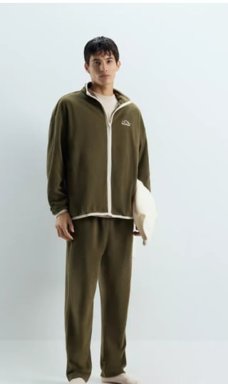 Pijama Polar con Cremallera para Hombre por 4.99€