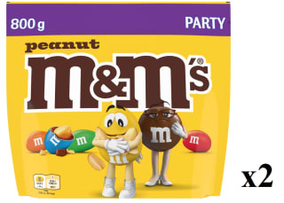 2 x M&M's Peanut snack bolitas cacahuete chocolate con leche 800g por 15.48€