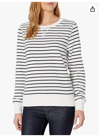 Pull à Col Rond en Polaire Amazon Essentials Femme à 9,88€